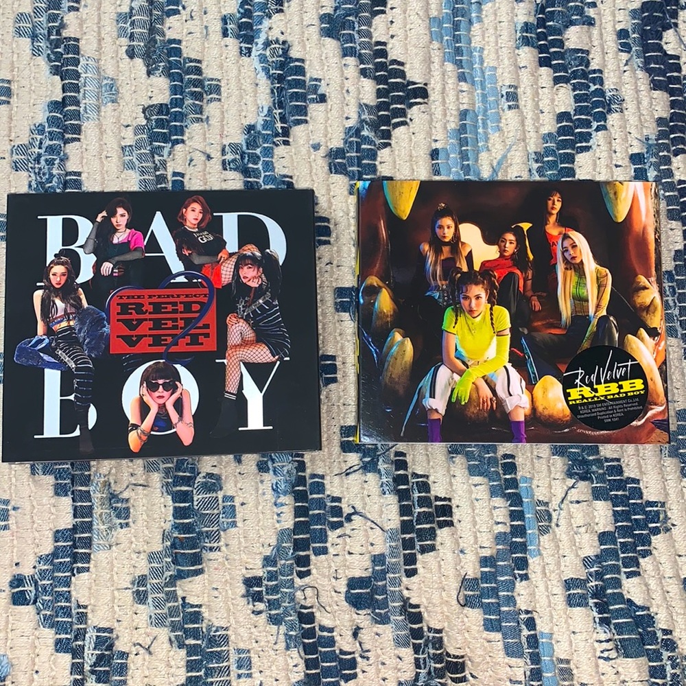 Red Velvet “RBB” and “Bad Boy” Albums + Photocards
